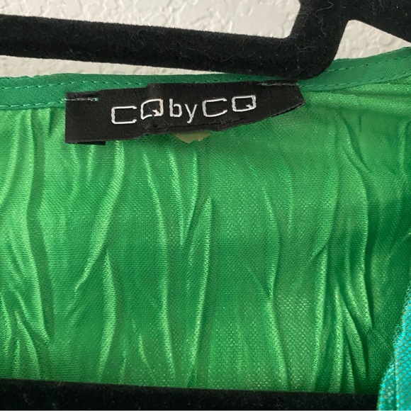 CQ by CQ Metallic green jumpsuit - Picture 7 of 15